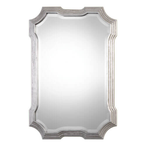 Uttermost Halima Silver Step Mirror 09178 Brampton