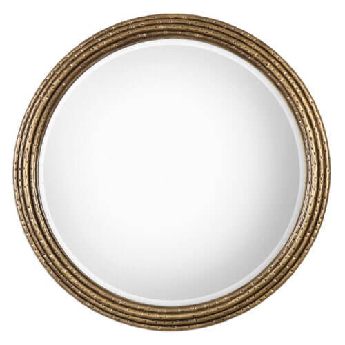 Uttermost Spera Round Gold Mirror 09183 Barrie