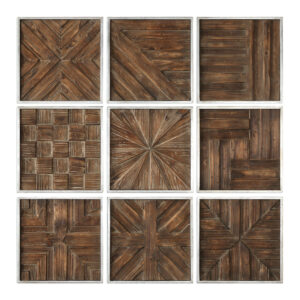 Uttermost Bryndle Rustic Wooden Squares S/9 04115 Mississauga