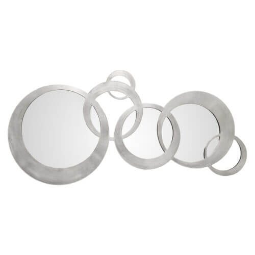 Uttermost Odiana Silver Rings Modern Mirror 09303 Burlington