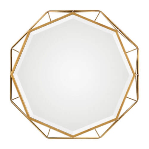 Uttermost Mekhi Antiqued Gold Mirror 09317 Toronto