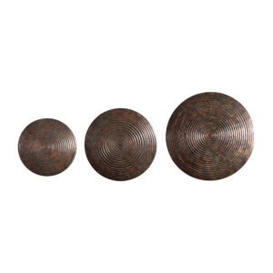 Uttermost Hanneli Ribbed Bronze Circles S/3 04147 Ottawa