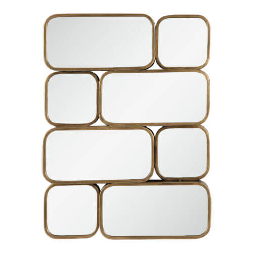 Uttermost Canute Modern Gold Mirror 09437 Windsor