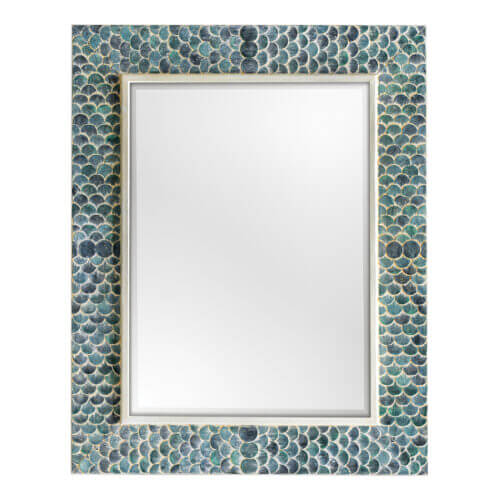 Uttermost Makaria Coastal Blue Mirror 08157 Caledon