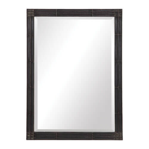 Uttermost Gower Aged Black Vanity Mirror 09485 Victoria