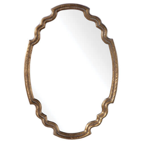 Uttermost Ariane Gold Oval Mirror 09584 Fredericton
