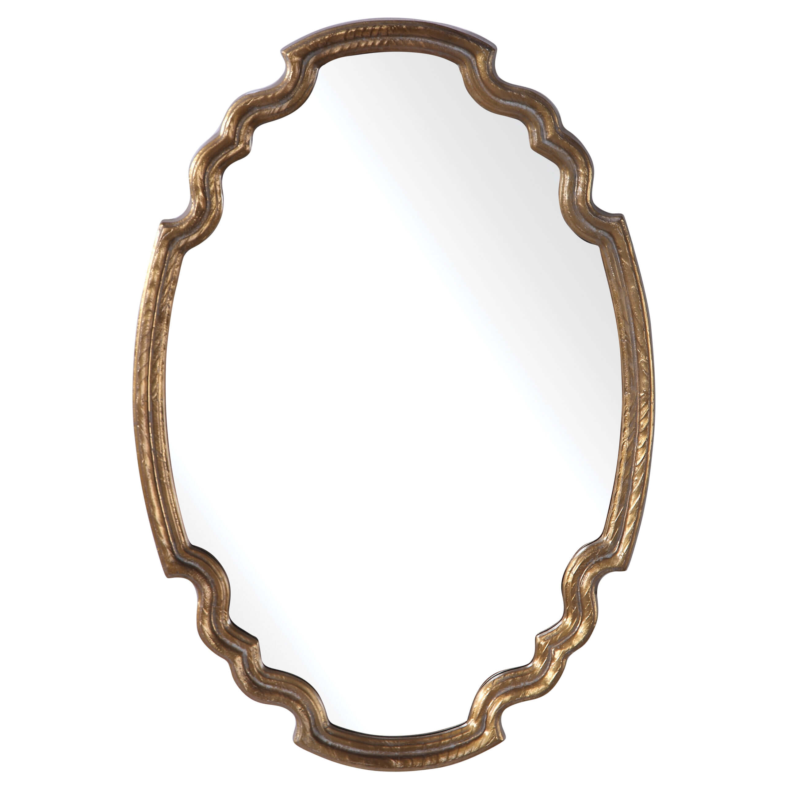 Uttermost Ariane Gold Oval Mirror 09584 Fredericton