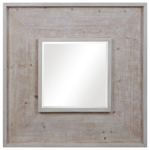 Uttermost Alee Driftwood Square Mirror 09638 toronto