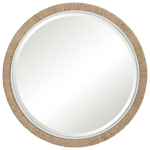 Uttermost Carbet Round Rope Mirror 09668 quebec city