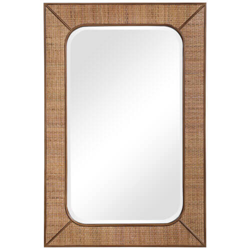 Uttermost Tahiti Rattan Mirror 09687 quebec city