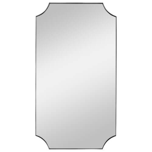 Uttermost Lennox Nickel Scalloped Corner Mirror 09710 toronto