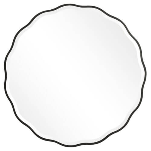 Uttermost Aneta Black Round Mirror 09693 winnipeg