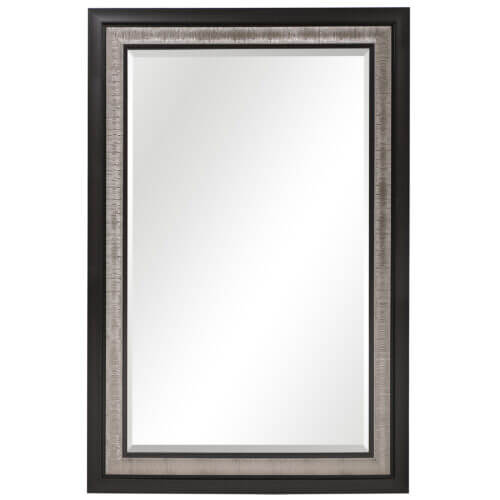 Uttermost Chamberlain Silver & Ebony Mirror 09722 mississauga