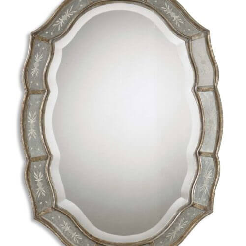 Uttermost Fifi Etched Antique Gold Mirror 12530 B calgary