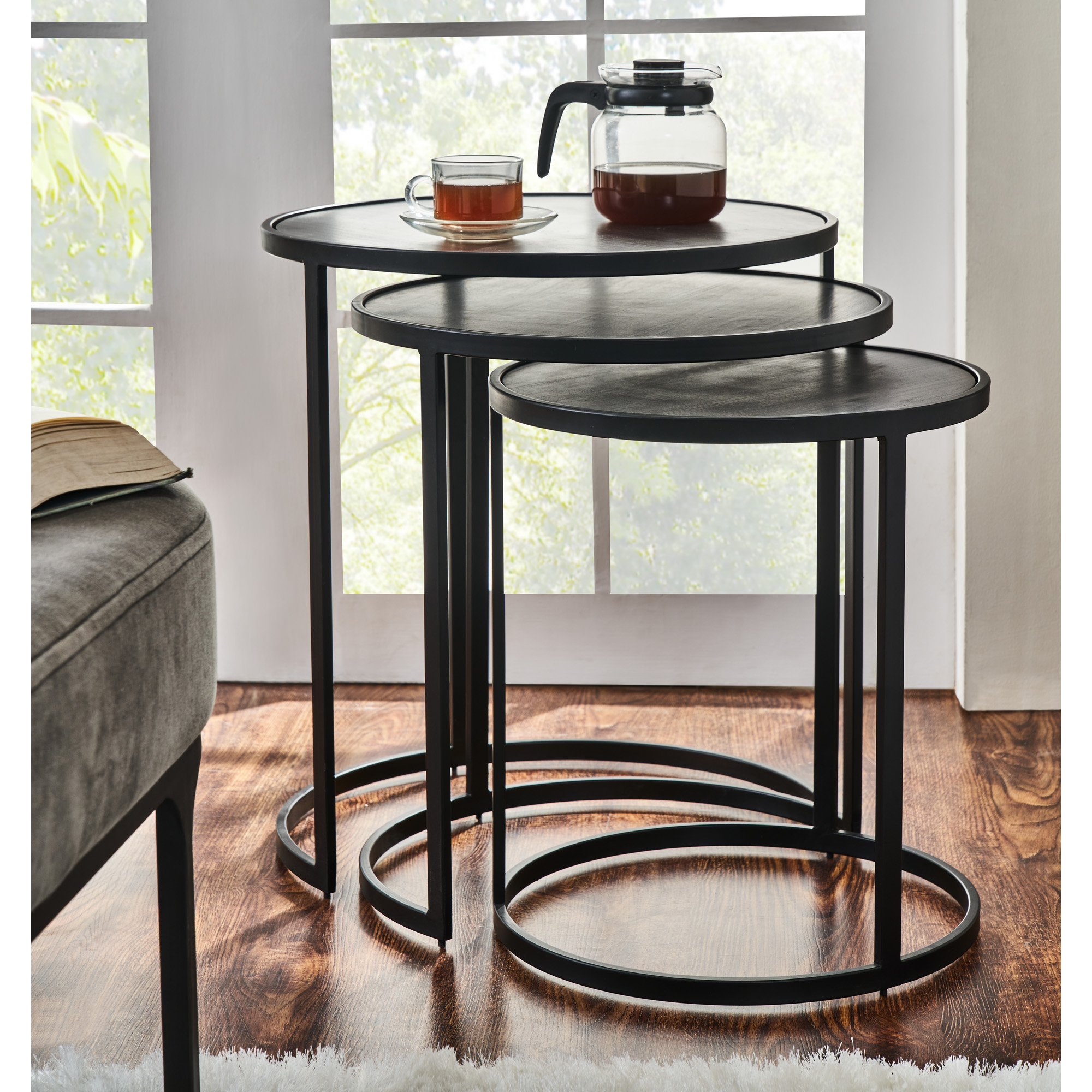 RENWIL DONATELLA NESTING TABLES TA429 COLLINGWOOD