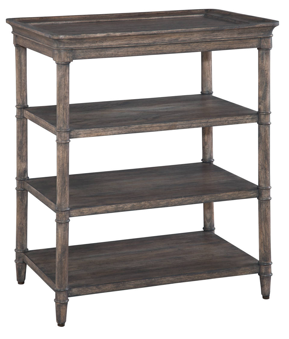 Hekman 23507 THREE SHELF LAMP TABLE vaughan