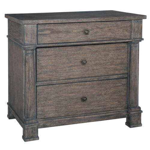 Hekman 23563 THREE DRAWER NIGHTSTAND LI