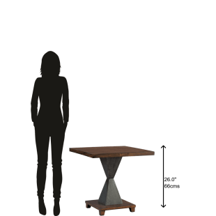 Hekman 24308 METAL PEDESTAL LAMP TABLE quebec city