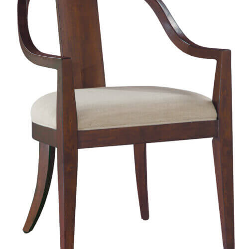 Hekman 24324 CURVED BACK ARMCHAIR collingwood