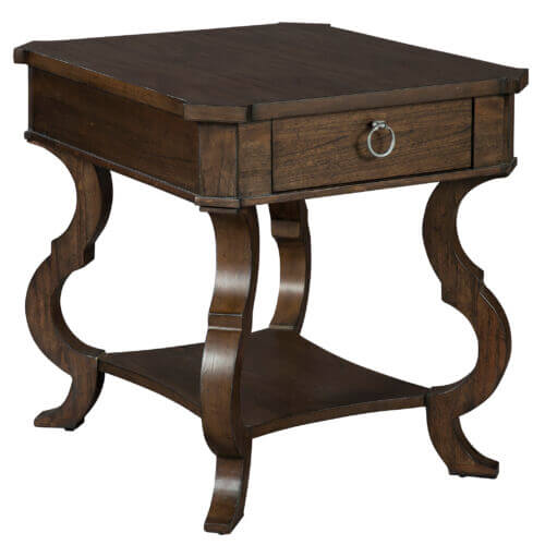 hekman 24603 single drawer lamp table oakville