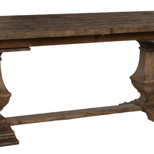 Hekman 24820 SLAB TOP TRESTLE DINING TABLE mississauga