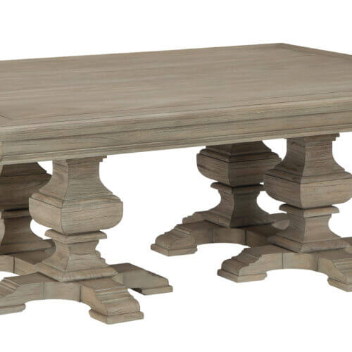 Hekman 25211 RECTANGLE PEDESTAL COFFEE TABLE vaughan