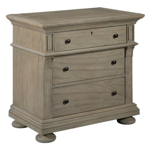 Hekman 25263 THREE DRAWER NIGHTSTAND brampton