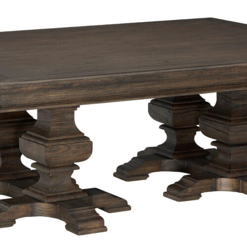 Hekman 25411 RECTANGLE PEDESTAL COFFEE TABLE laval