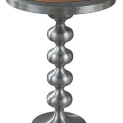 Hekman 27825 CAST METAL & WOOD SIDE TABLE woodbridge