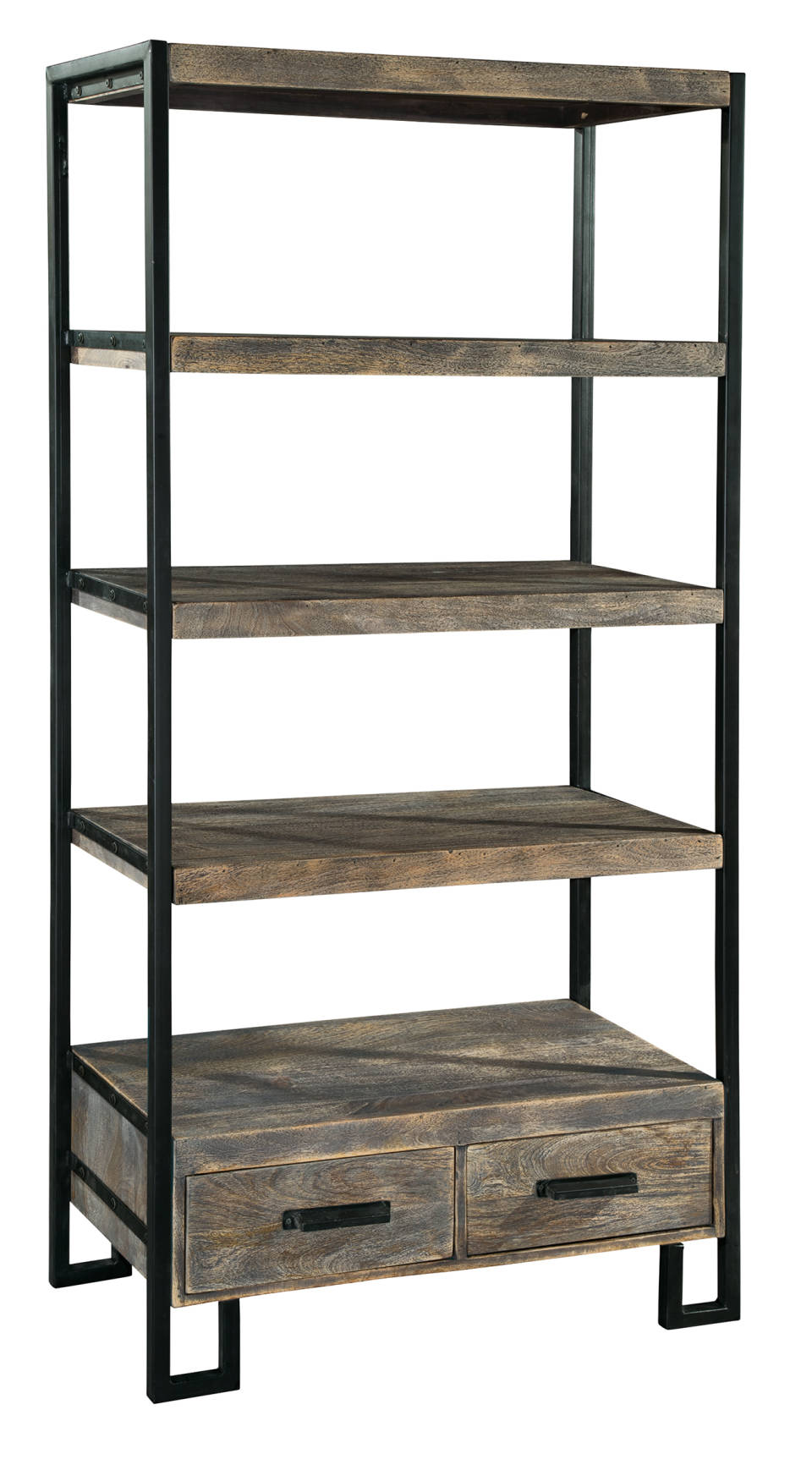 Hekman 27829 DOUBLE DRAWER OPEN SHELVING newmarket