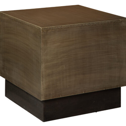 Hekman 28343 METAL CLAD SQUARE COFFEE TABLE ajax