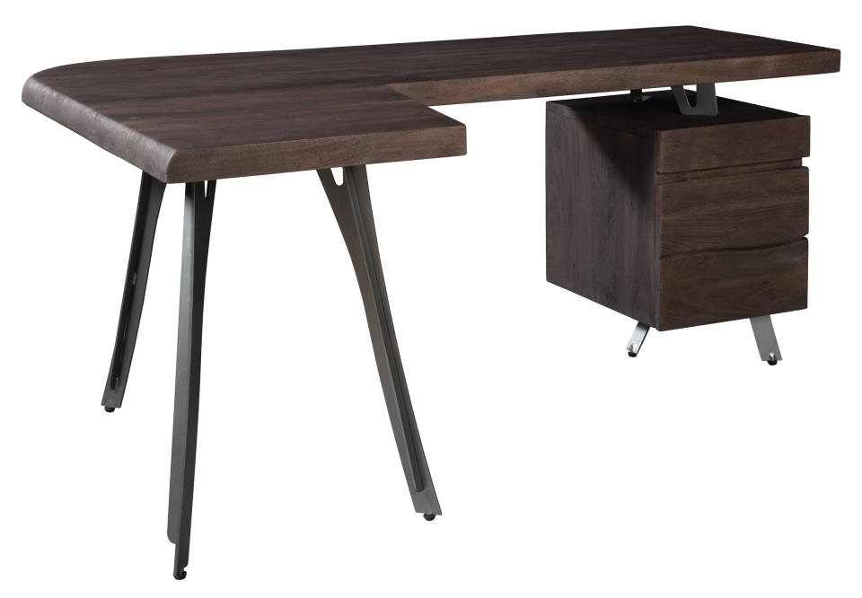 Hekman 28422 L-DESK GRAY FINISH winnipeg