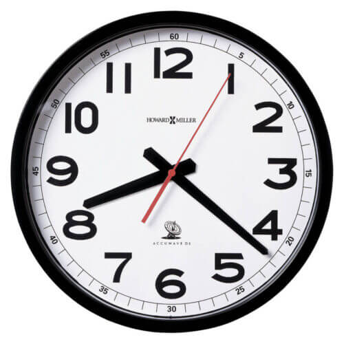 Howard Miller 625205 ACCUWAVE WALL II WALL CLOCK