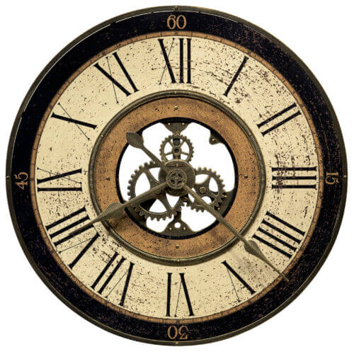 Howard Miller 625542 BRASS WORKS WALL CLOCK toronto
