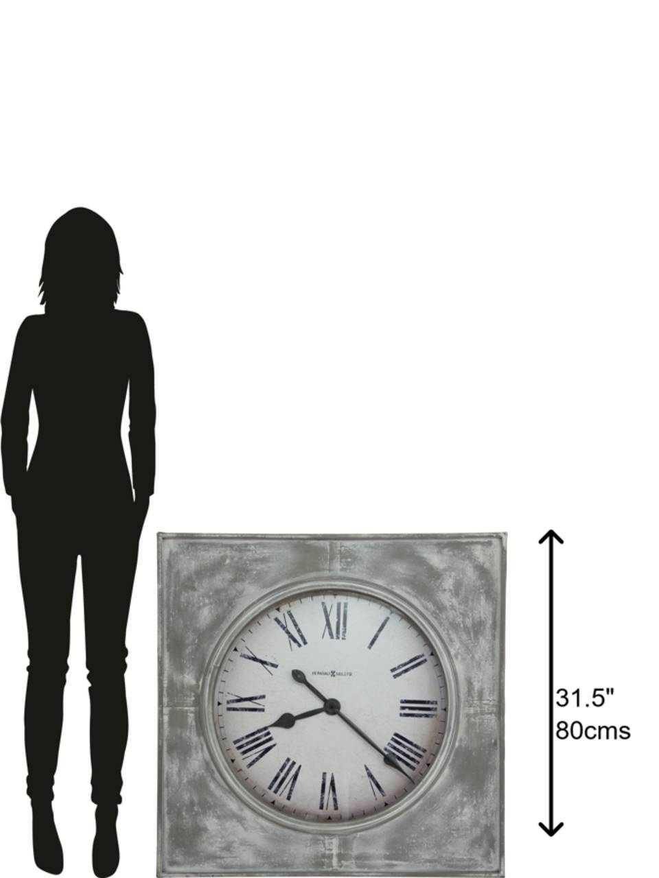 Howard Miller 625622 BATHAZAAR WALL CLOCK