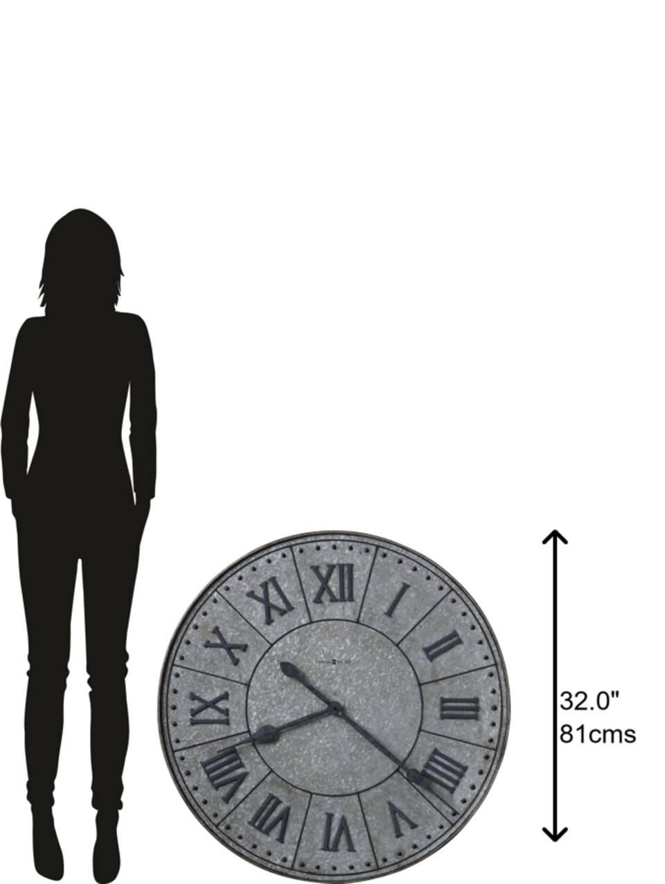 Howard Miller 625624 MANZINE WALL CLOCK