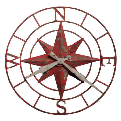 Howard Miller 625633 COMPASS ROSE WALL CLOCK