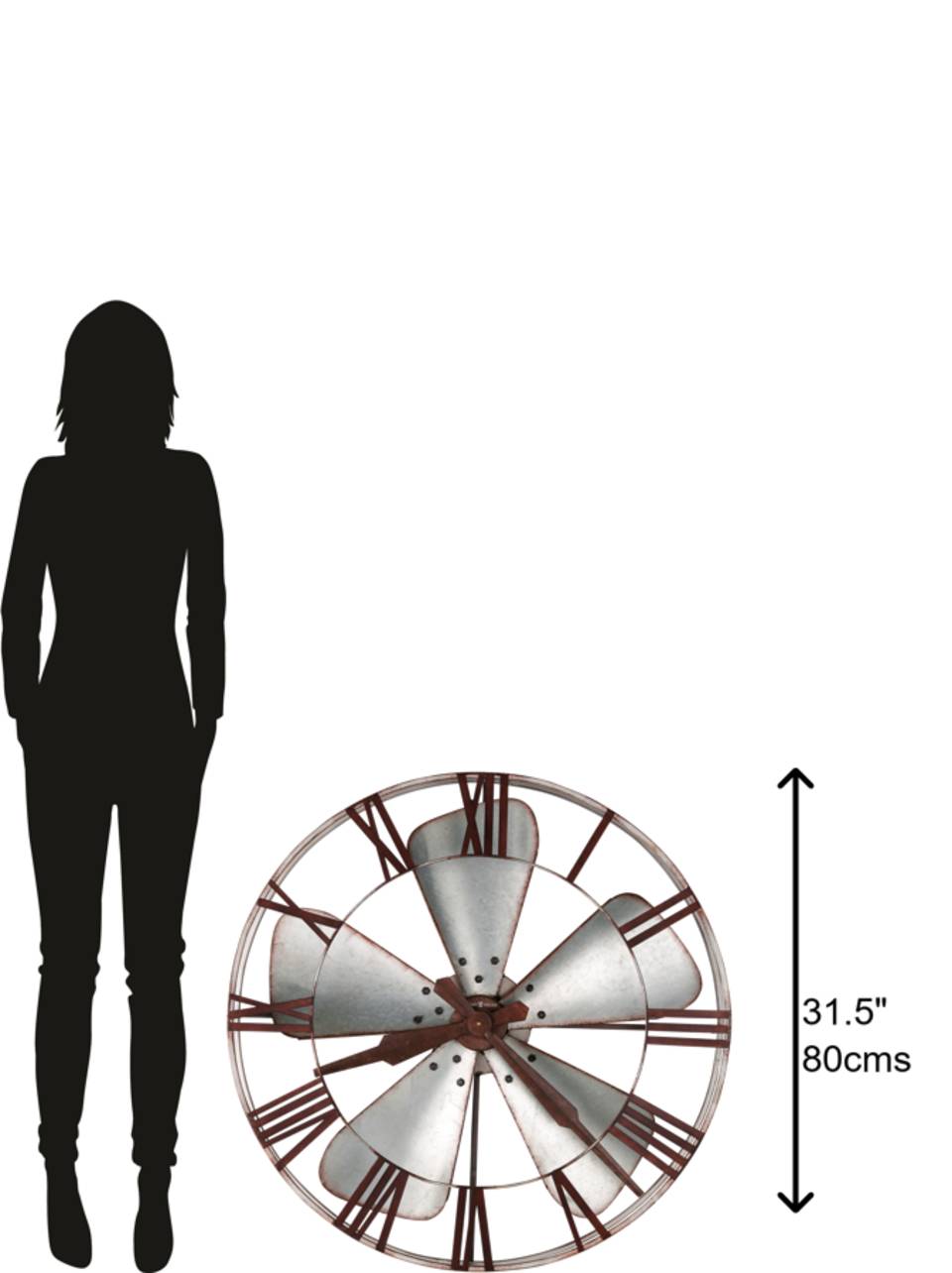 Howard Miller 625723 MILL SHOP GALLERY WALL CLOCK