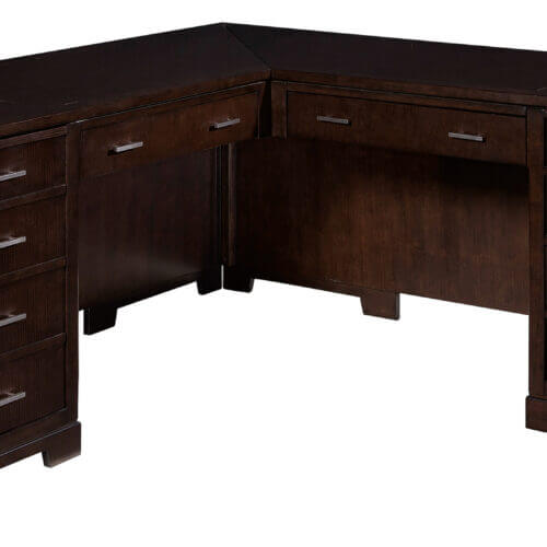 Hekman 7-9187 Mocha Executive L-Desk ottawa