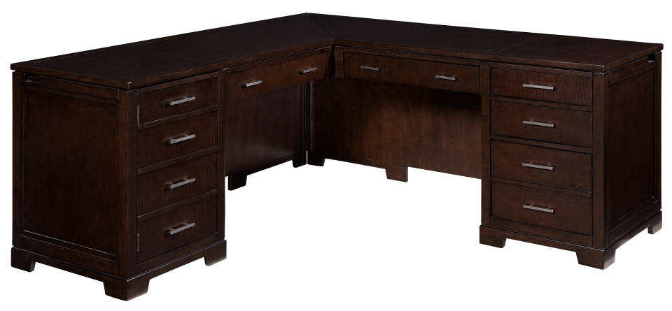 Hekman 7-9187 Mocha Executive L-Desk ottawa