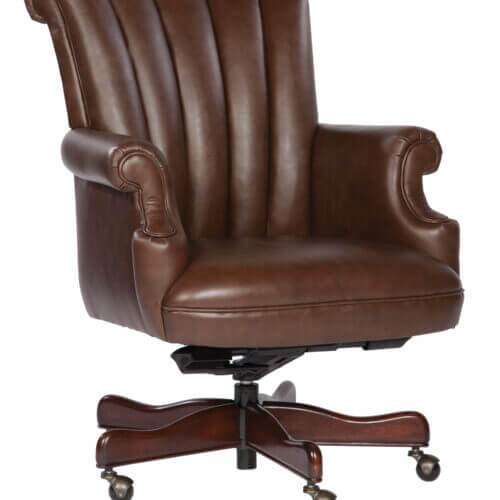 Hekman 7-9251C EXEC.LEATHER CHAIR-COFFEE winnipeg