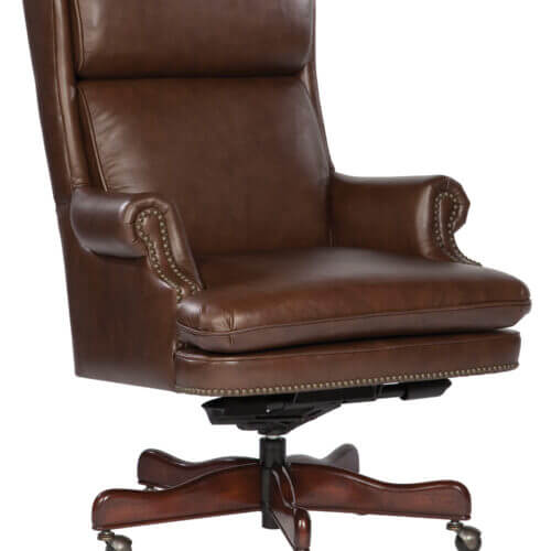Hekman 7-9252C EXEC.LEATHER CHAIR-COFFEE niagara