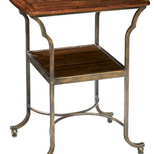 Hekman 8-7216 Rue de Bac Metal Base Side Table london