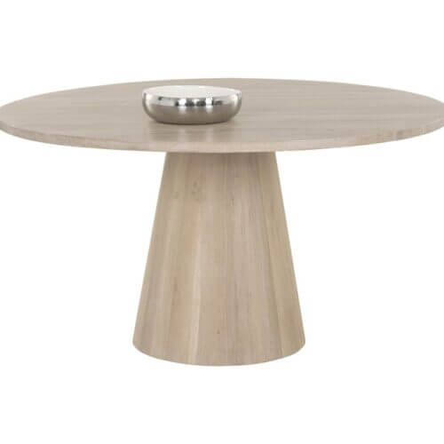 SUNPAN Althea Dining Table - Light Oak - 54" 106760 oakville