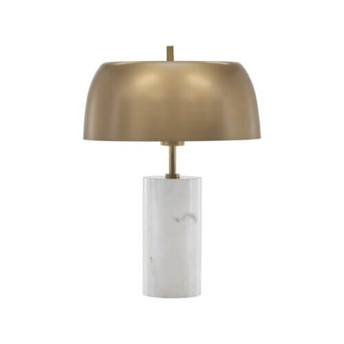 SUNPAN Aludra Table Lamp - White Marble - Gold 106980 toronto