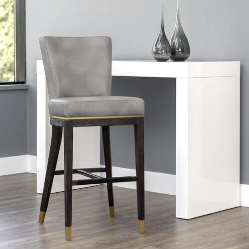 SUNPAN Alister Barstool Bravo Metal Polo Club Stone 107443