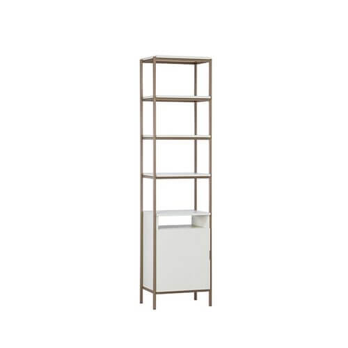 SUNPAN Ambrose Modular Bookcase - Small - Champagne Gold - Cream 107645 winnipeg