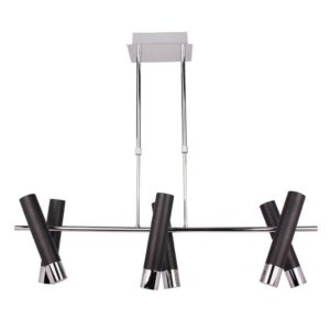 LUMIRAMA MICRODEL 3152-03-BLK LED LINEAR CHANDELIER CALGARY