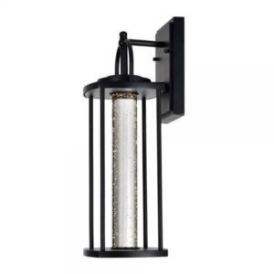 CWI LIGHTING GREENWOOD LED OUTDOOR BLACK WALL LANTERN 0407W7-1-101-A MONTREAL