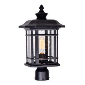 CWI LIGHTING BLACKBURN 1 LIGHT OUTDOOR BLACK LANTERN HEAD 0411PT9-1-101 QUEBEC CITY